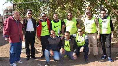 حزب مستقبل وطن يطلق حملة نظافة بأجا بالدقهلية (صور)