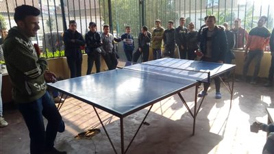 مسابقة لتنس الطاولة بمركز شباب الوقف في القناطر الخيرية (صور)