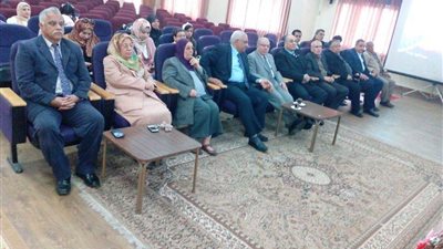 رئيس جامعة الزقازيق يستقبل رئيس جامعة بنها لمناقشة رسالة علمية (صور)