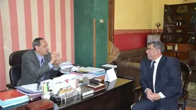 السكرتير العام لمحافظة السويس يستقبل وفد مركز معلومات مجلس الوزراء (صور)