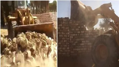 حملات مكبرة لإزالة التعديات الواقعة على الأراضي الزراعية وأملاك الدولة بالمحافظات