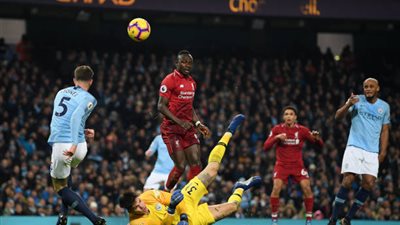 صور مباراة مانشستر سيتي وليفربول في الدوري الإنجليزي الممتاز