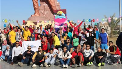 ماراثون جرى بكورنيش السويس للتشجيع على ممارسة الرياضية (صور)