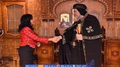 البابا تواضروس يستقبل قنصل مصر في لوس أنجلوس
