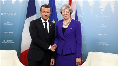 ماكرون لـ ماي: اتفاق 