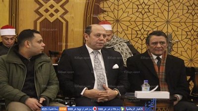 العتال وأحمد سليمان بعزاء والد زوجة رئيس برزنتيشن (صور)