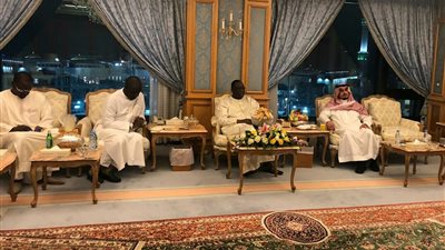 الرئيس السنغالي يستقبل الرئيس التنفيذي لشركة درمك حمد اليحيا