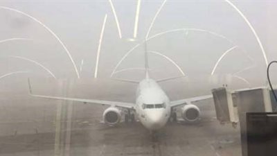 سوء الأحوال الجوية بمطارات الوصول يتسبب في تأخر إقلاع 7 رحلات