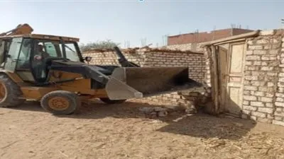  الأجهزة الأمنية تواصل تأمين إزالة التعديات على الأراضي الزراعية وأملاك الدولة