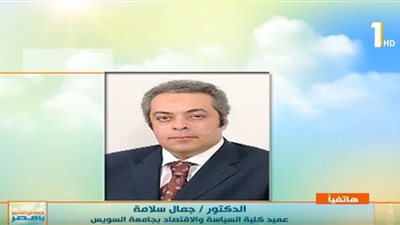جمال سلامة: الأمن العربي أساس لدى صانعي القرار المصري (فيديو)