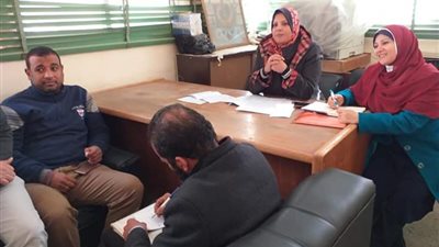إدارة المتوطنة بصحة الفيوم تستعد للحملة القومية للقضاء على الديدان المعوية (صور)