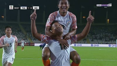 أهداف مباراة - تايلاند 1 × 4 الهند