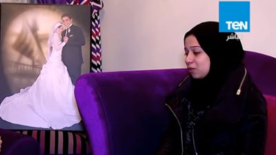 زوجة الشهيد مصطفى عبيد تبكي على الهواء: 