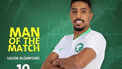 الدوسري.. اللاعب الأفضل في مباراة الأخضر وكوريا الشمالية