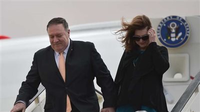 وزير الخارجية الأمريكي يصل بغداد ويلتقي رئيس البرلمان العراقي