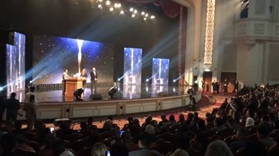 تكريم المعلق فهد العتيبي في احتفال 