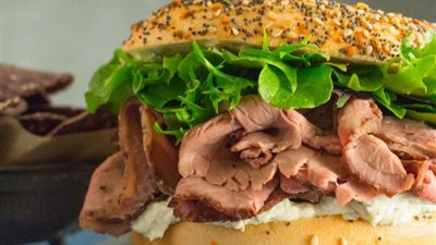 طريقة عمل ساندويش روست بيف بارد