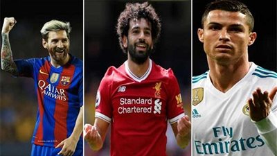 محمد صلاح يخسر أول استفتاء جماهيري لصالح ميسي ورونالدو