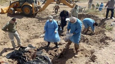 العراق.. العثور على مقبرة جماعية تضم رفات 28 عسكرياً