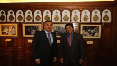 وزير الرياضة يلتقي رئيس صندوق دعم الرياضة المصرية (صور)