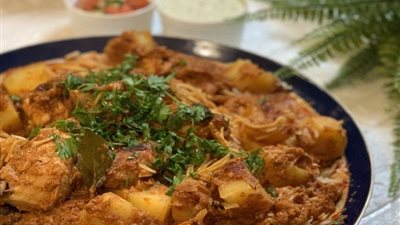 طريقة عمل مدفون الدجاج 