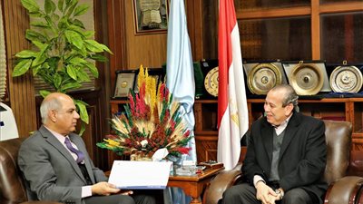 محافظ كفر الشيخ يستقبل