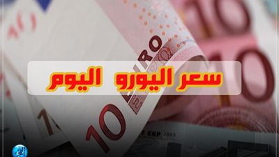 سعر اليورو أمام الجنيه في نهاية التعاملات اليوم الإثنين 14 يناير 2019