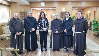 كمال لبيب يلتقي بمحافظ دمياط لوضع برنامج مرور 800 عام على لقاء القديس فرنسيس والملك الكامل