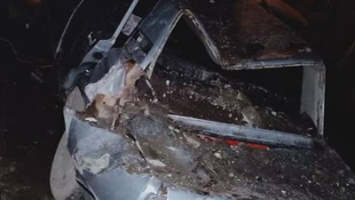 تحطم سيارة جراء إنهيار شرفة عقار بسبب الطقس في الإسكندرية (صور)