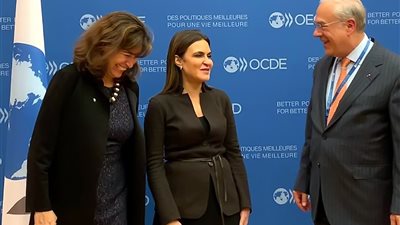  منظمة التعاون الاقتصادي والتنمية: نعتزم رفع درجة التصنيف الائتماني  لمصر من الأصفر إلى الأخضر 