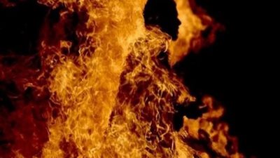 تحذير للزوج.. إلهام أشعلت النيران في زوجها لرفضه منحها 