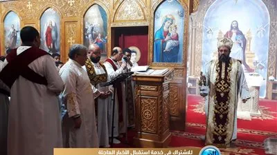 مئات الأقباط يؤدون قداس عيد الغطاس ببورسعيد.. والقصب والبرتقال أبرز مظاهر الاحتفال (فيديو)