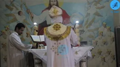 تعرف على عيد تعميد المسيح بدير الأنبا سمعان (تقرير)