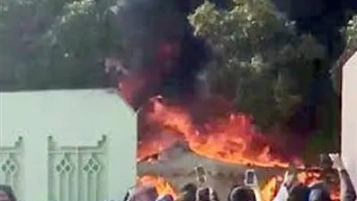 عاجل.. طالب يشعل النار في مدرسة بالغربية (صور)