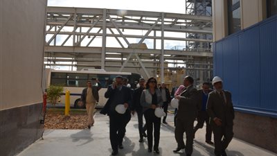 محافظ دمياط تفتتح المقر الإداري لمحطة كهرباء غرب دمياط (صور)