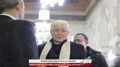 محمود قابيل ومحمد الشقنقيري في عزاء الفنان سعيد عبدالغني (صور)