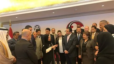 وفد برلمانى برئاسة علاء عابد يلتقي رئيسة مجلس النواب الإماراتي