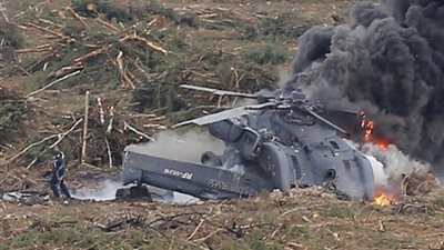 شاهد لحظة تحطم طائرة حربية مغربية شمالي البلاد