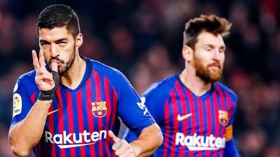 سواريز يحقق رقما قياسيا مع برشلونة