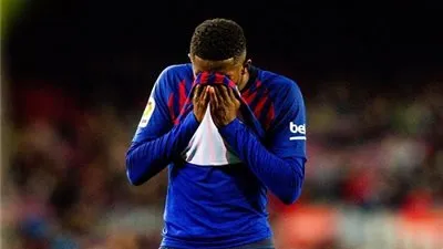 برشلونة يعلن مدة غياب عثمان ديمبلي