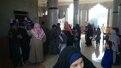 الكشف على 474 حالة بقافلة جنوب الوادي الطبية بقرية الرواتب بأبو تشت (صور)