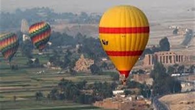 إلغاء رحلات البالون الطائر في الأقصر بسبب سوء الأحوال الجوية