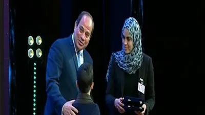 نجل الشهيد شريف طلعت يكشف ما دار بينه وبين السيسي خلال احتفالية عيد الشرطة