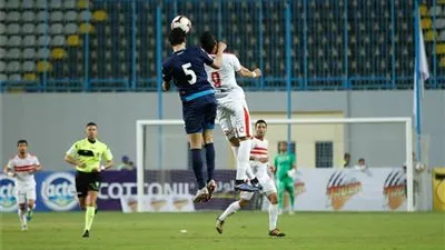 صور مباراة الزمالك وبيراميدز في الدوري المصري