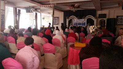 مواجهة الإرهاب.. لقاء حواري مع الشباب بنادى بنها احتفالا بعيد الشرطة (صور)