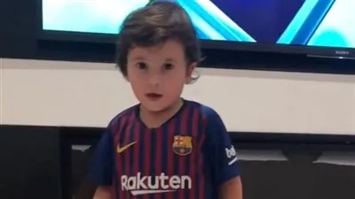  نجل ميسي يحصد ملايين المشاهدات (شاهد الفيديو)