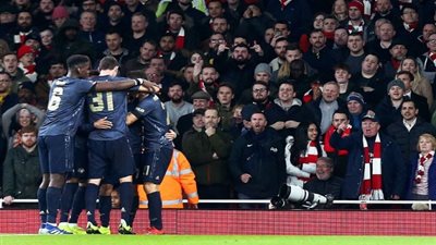 أهداف مباراة - آرسنال 1 × 3 مانشستر يونايتد