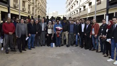 وفد جامعة قناة السويس يصل جامعة المنصورة للمشاركة فى الملتقى الاول للكلاب الوافدين