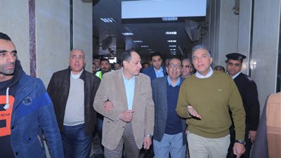 وزير النقل يتابع التشطيبات النهائية لتطوير محطة المرج الجديدة  