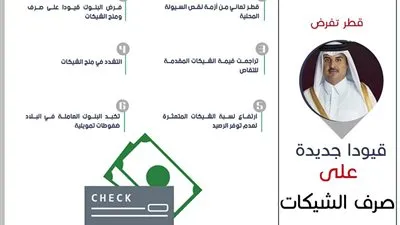 قطر تفرض قيودا جديدة على صرف الشيكات 